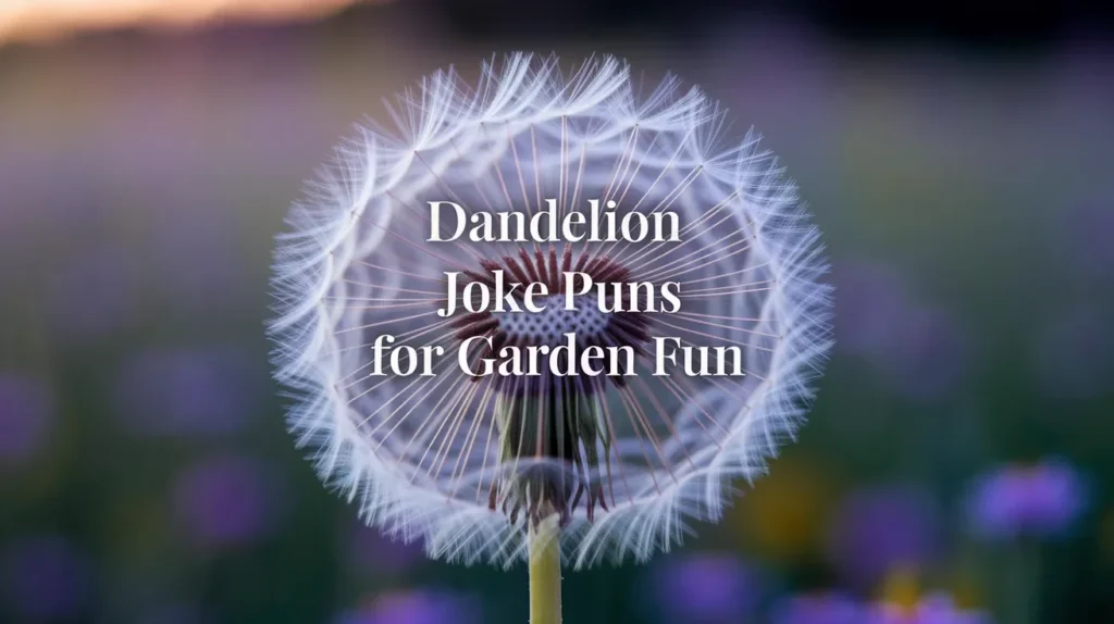 Dandelion Joke Puns for Garden Fun
