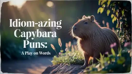 Idiom-azing Capybara Puns: A Play on Words