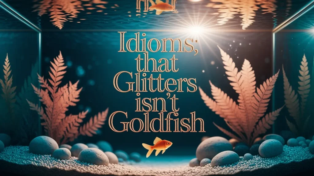 Idioms That Swim: All That Glitters Isn’t Goldfish