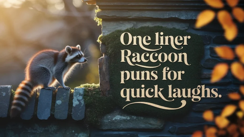 One Liner Raccoon Puns for Quick Laughs