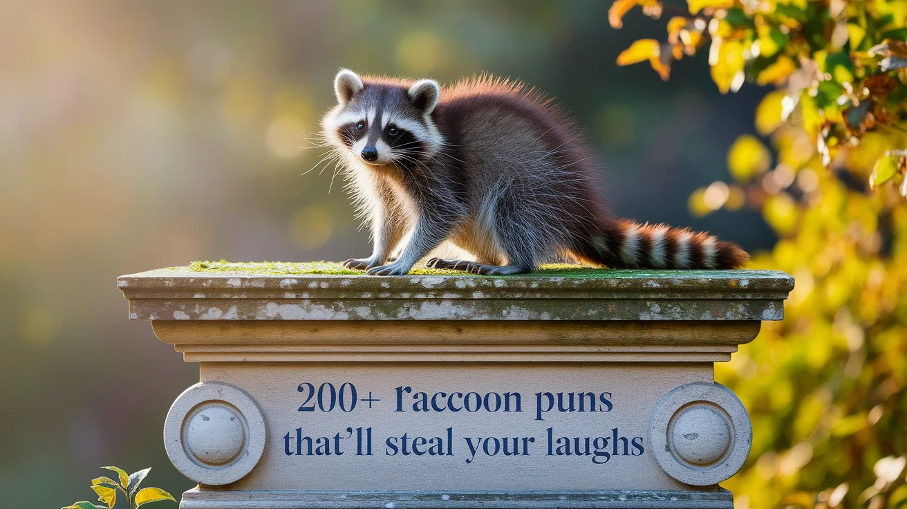 Raccoon Puns That’ll Steal Your Laughs 