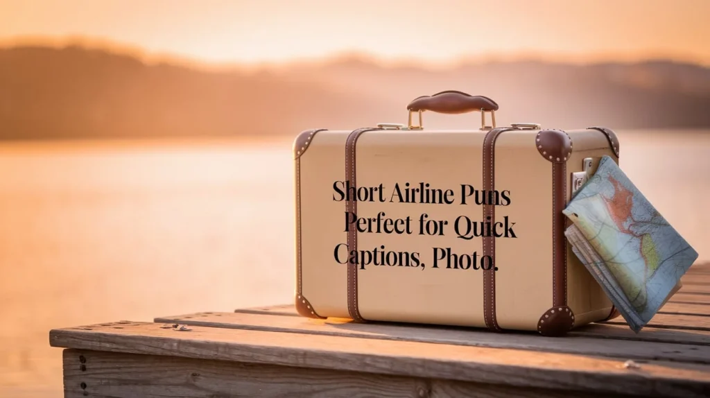 Short airline puns perfect for quick captions