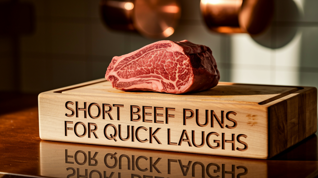 Short Beef Puns for Quick Laughs