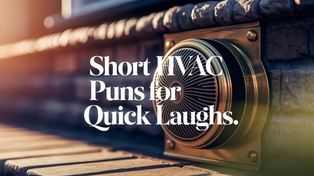 Short HVAC Puns for Quick Laughs
