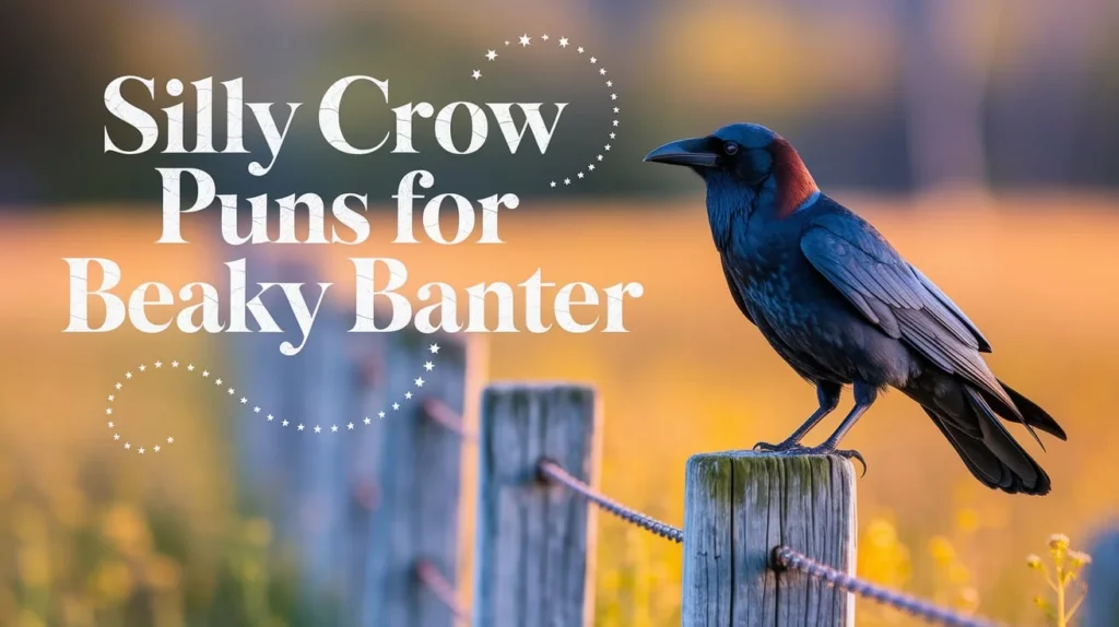 Silly Crow Puns For Beaky Banter