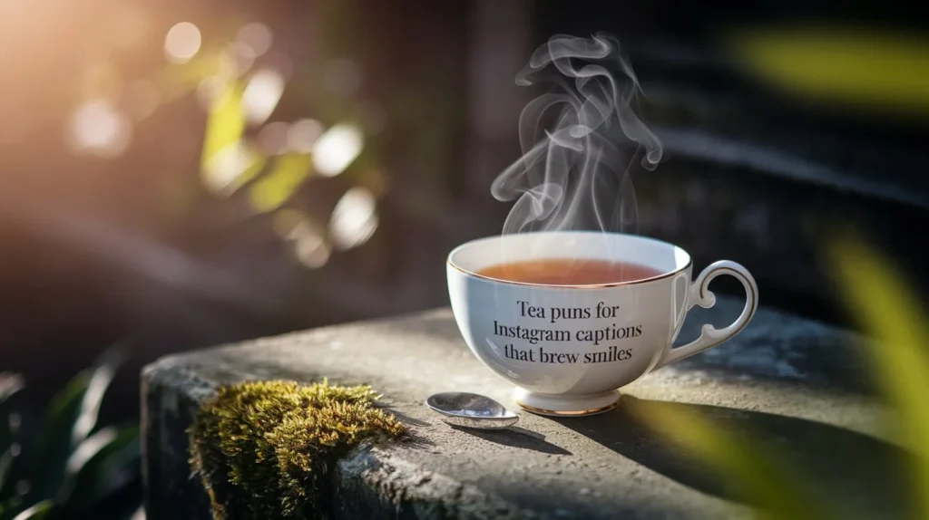 Tea Puns for Instagram Captions That Brew Smiles