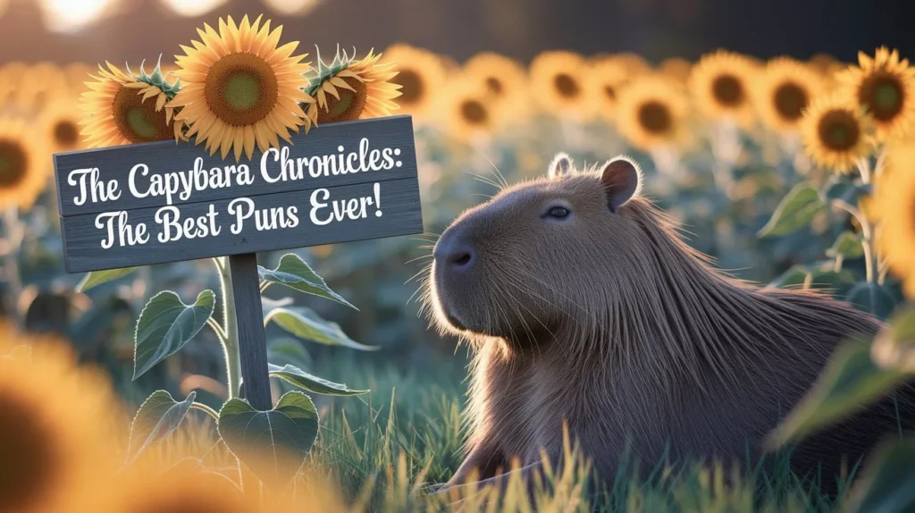 The Capybara Chronicles: The Best Puns Ever!